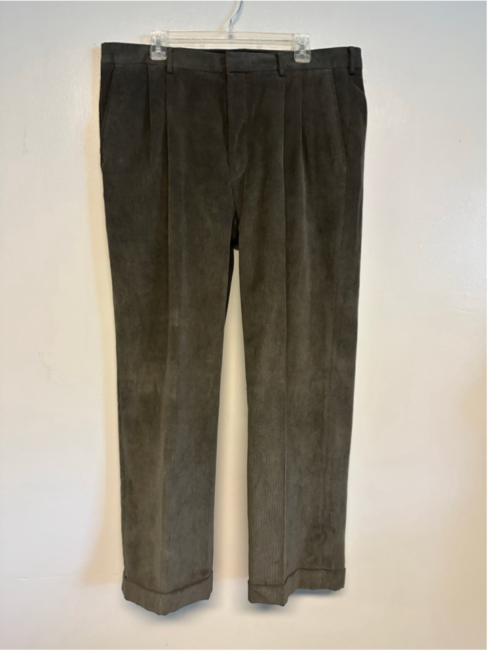 George Corduroy Pants Brown Size 38x30
Formal Office Business Pleated